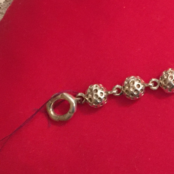 Sterling Silver Golf Theme Bracelet - Picture 3 of 4